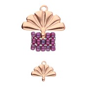 Cymbal - Terminale per tessitura Rocaille Miyuki 8/0 15mm Sitia Argento antico x1