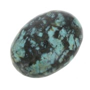 Cabochon ovale 18x13mm Turchese naturale - seconda scelta x1|raw }}