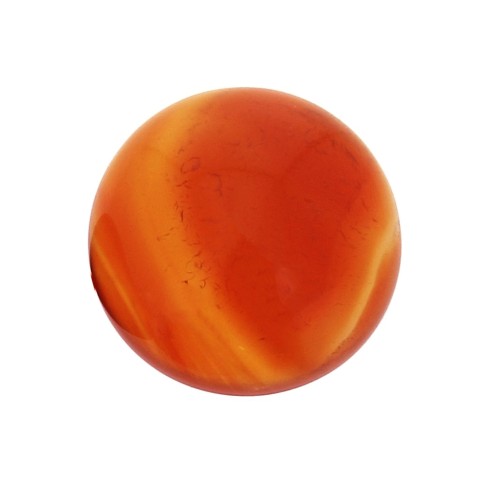 Cabochon tondo mm. 10 Red Agate x1