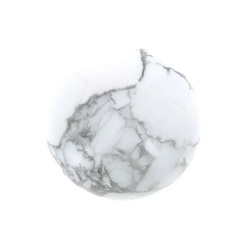 Cabochon tondo mm. 10 Howlite x1