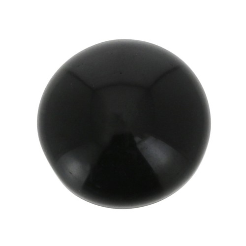 Cabochon tondo mm. 12 Black Onyx x1