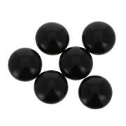 Cabochon tondo mm. 12 Black Onyx x1