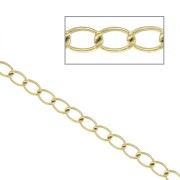 Catena Rombo 2.5 mm Acciaio inox Dorato 316L x 50cm|raw }}