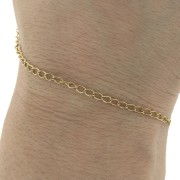 Catena Rombo 2.5 mm Acciaio inox Dorato 316L x 50cm