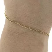 Catena Rombo 2.5 mm Acciaio inox Dorato 316L x 50cm