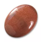 Cabochon ovale mm. 40x30 Gold Stone - Imitation Pierre de soleil