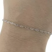 Catena forzatina specchio 2 mm Acciaio inoxydable 316L x1m