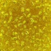 Perla rocailles Preciosa 11/0 2 mm - Citrine Silver Lined x10 g