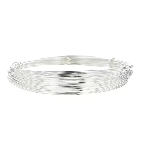 Filo morbido 0.6 mm Silver filled 999 x 10 m