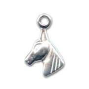 Ciondolo cavallo mm. 12 in Argento x1|raw }}