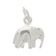 Ciondolo elefante mm. 10 in Argento x1