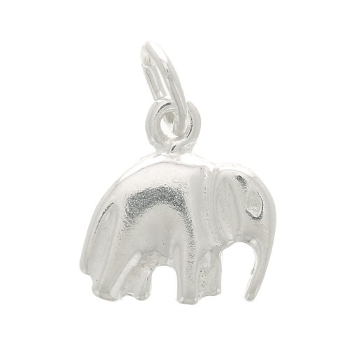 Ciondolo elefante mm. 10 in Argento x1