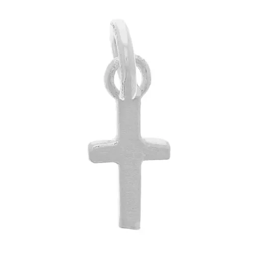 Ciondolo croce mm. 9 in Argento x1