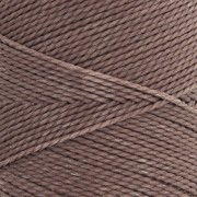 Bobina di filo cerato Linhasita per micro macramè 1 mm - Taupe (366) x168m