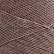 Bobina di filo cerato Linhasita per micro macramè 1 mm - Taupe (366) x168m