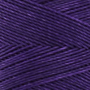 Bobina di filo cerato Linhasita per micro macramè 1 mm - Viola scuro (369) x168m