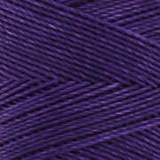 Bobina di filo cerato Linhasita per micro macramè 0,5 mm - Viola scuro (369) x335m
