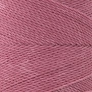 Bobina di filo cerato Linhasita per micro macramè 0,5 mm - Dusty Rose (962) x335m