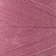 Bobina di filo cerato Linhasita per micro macramè 0,5 mm - Dusty Rose (962) x335m