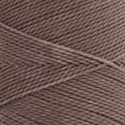 Bobina di filo cerato Linhasita per micro macramè 0,75 mm - Taupe (366) x228m