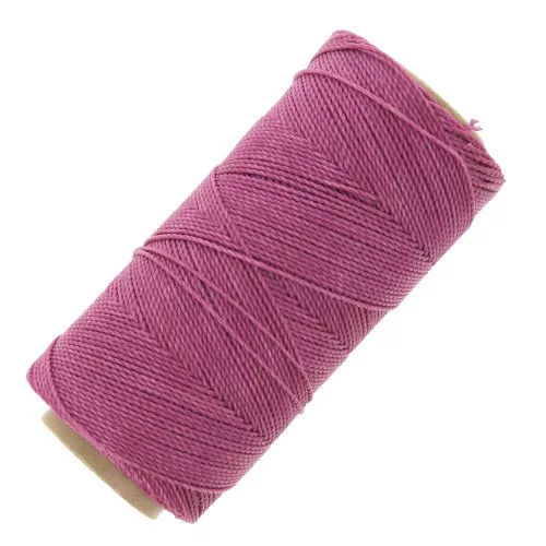 Bobina di filo cerato Linhasita per micro macramè 0,75 mm - Orchidea chiara (903) x228m