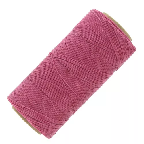 Bobina di filo cerato Linhasita per micro macramè 0,75 mm - Orchidea (323) x228m