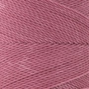 Bobina di filo cerato Linhasita per micro macramè 0,75 mm - Dusty Rose (962) x228m