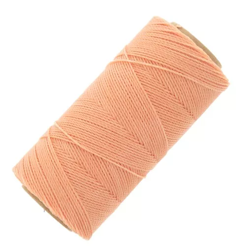 Bobina di filo cerato Linhasita per micro macramè 0,75 mm - Tangerine (238) x228m