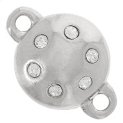 Chiusura magnetica mm. 11 rodio Strass Crystal|raw }}