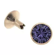 Rivetto PureCrystal 53005 8 mm Tanzanite/Oro rosa x1