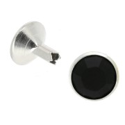 Rivetto PureCrystal 53006 9 mm Jet/Argentato  x1