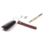 Kit di 36 punzoni alfabeto e cifre 4mm - Cuoio et pasta Fimo effetto cuoio