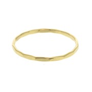 Anello martellato Gold filled Taglia 49 x1|raw }}