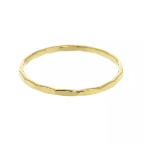 Anello martellato Gold filled Taglia 49 x1