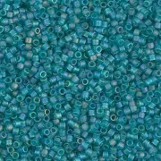 Miyuki Delica 11/0 DB1283 - Matte Transparent Caribbean Teal AB x8g