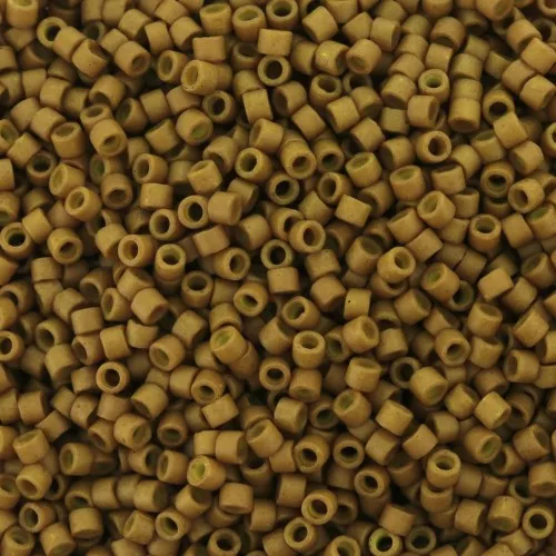 Miyuki Delica 11/0 DB0665 - Mat Opaque Mustard x8g