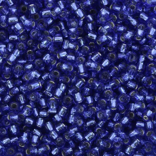 Rocaille Toho 11/0 TO11R35 - Silver Lined Sapphire x8g