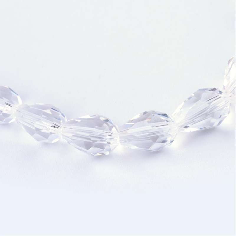 Perline In Vetro Czech 10x8mm Sfaccettate - 15 Pezzi Per Creazioni Gioielli Fai Da Te - Foto 9