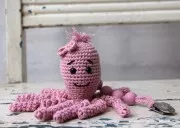 Perle in silicone 15 mm per porta-ciuccio - Mix Rosa / Bianco x7