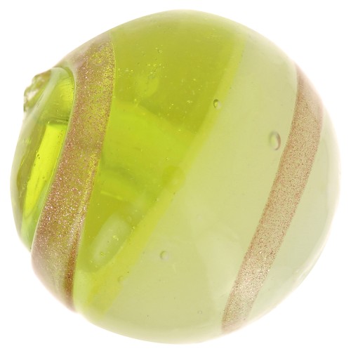 Tonda Murano mm. 14 aventurina Peridot x1
