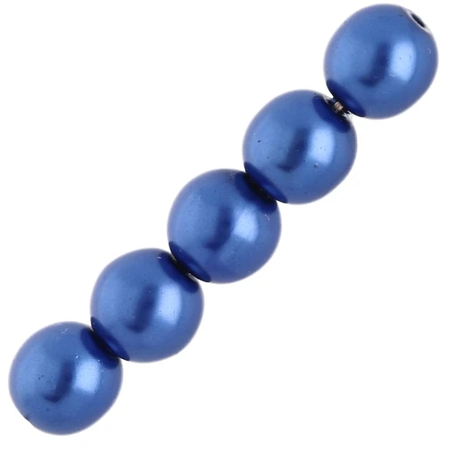 Perline mm. 8 Marine Blue x25