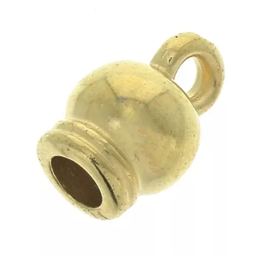 Terminali per creazione di bijoux spirale o per cordone 3 mm - Dorato con oro finox4