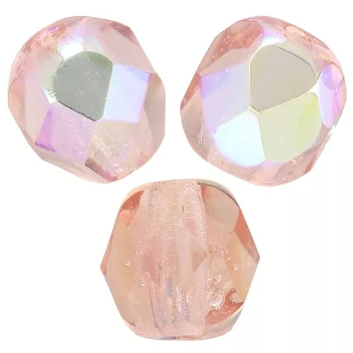 Sfaccettate mm. 6 Rosaline/Peach AB x25