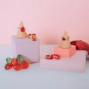 Rocaille Miyuki 8/0 011 - Silver Lined Ruby