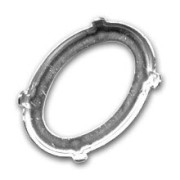 Castone 4127 mm. 39x28 rodiato