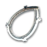 Castone 4327 mm. 40x27 argentato|raw }}