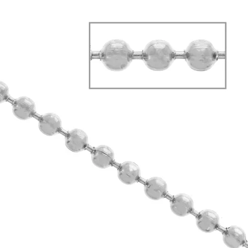 Catena a palline 1.5 mm Acciaio inox 304 x1m