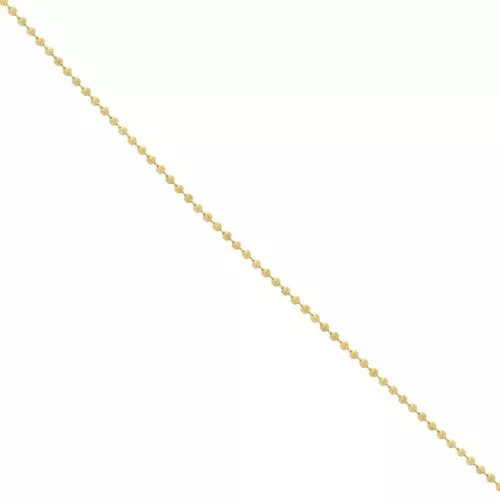 Catena a maglie sferiche da 1,6 mm in acciaio inossidabile 316L Dorato x 1 m