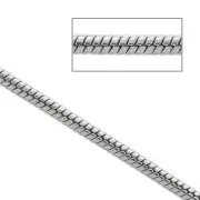 Catena maglia snake 1.2 mm Acciaio inox x1m