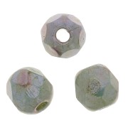 Sfaccettature 3 mm Gesso Bianco Blu Lustro x50